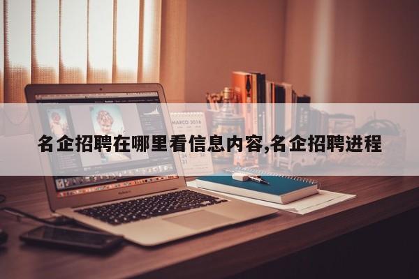 名企招聘在哪里看信息内容,名企招聘进程