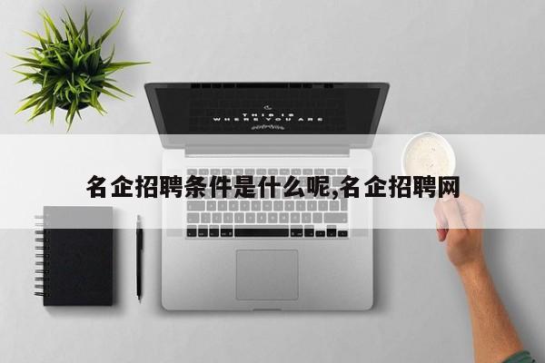 名企招聘条件是什么呢,名企招聘网